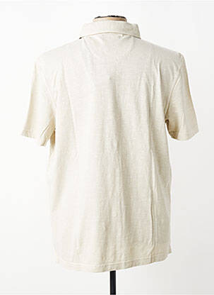 Polo tissage jersey manches courtes beige FYNCH-HATTON homme