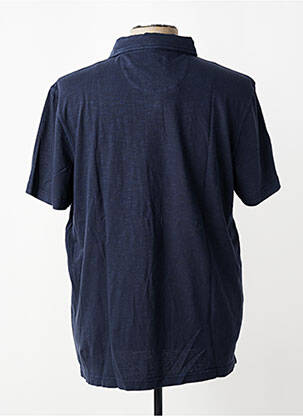 Polo tissage jersey manches courtes bleu FYNCH-HATTON homme