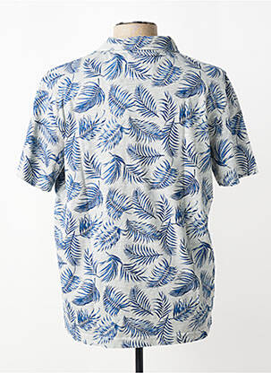Polo tissage jersey manches courtes bleu FYNCH-HATTON homme