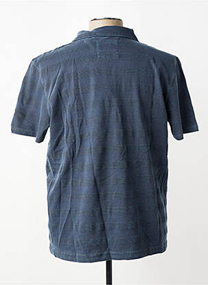 Polo tissage jersey manches courtes bleu FYNCH-HATTON homme