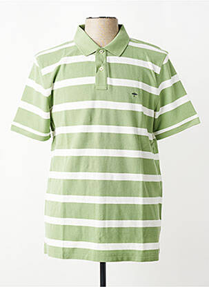 Polo coupe droite manches courtes vert FYNCH-HATTON homme