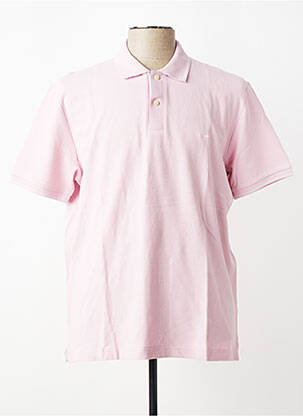 Polo coupe droite manches courtes rose FYNCH-HATTON homme