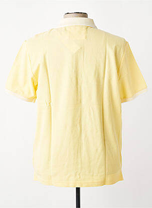 Polo tissage jersey manches courtes jaune FYNCH-HATTON homme
