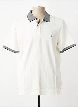 Polo coupe droite manches courtes blanc FYNCH-HATTON homme