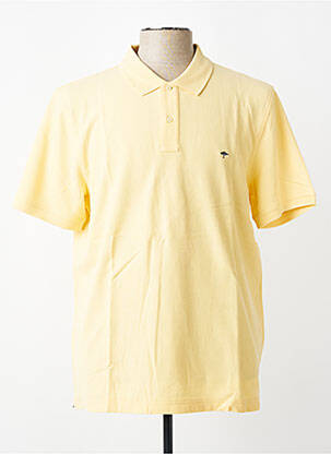 Polo coupe droite manches courtes jaune FYNCH-HATTON homme