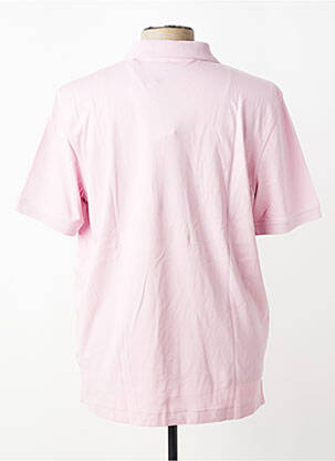 Polo tissage jersey manches courtes rose FYNCH-HATTON homme