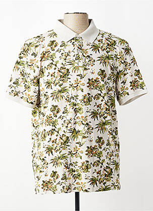 Polo coupe droite manches courtes vert FYNCH-HATTON homme