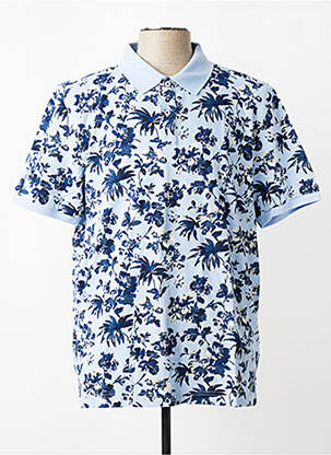 Polo coupe droite manches courtes bleu FYNCH-HATTON homme