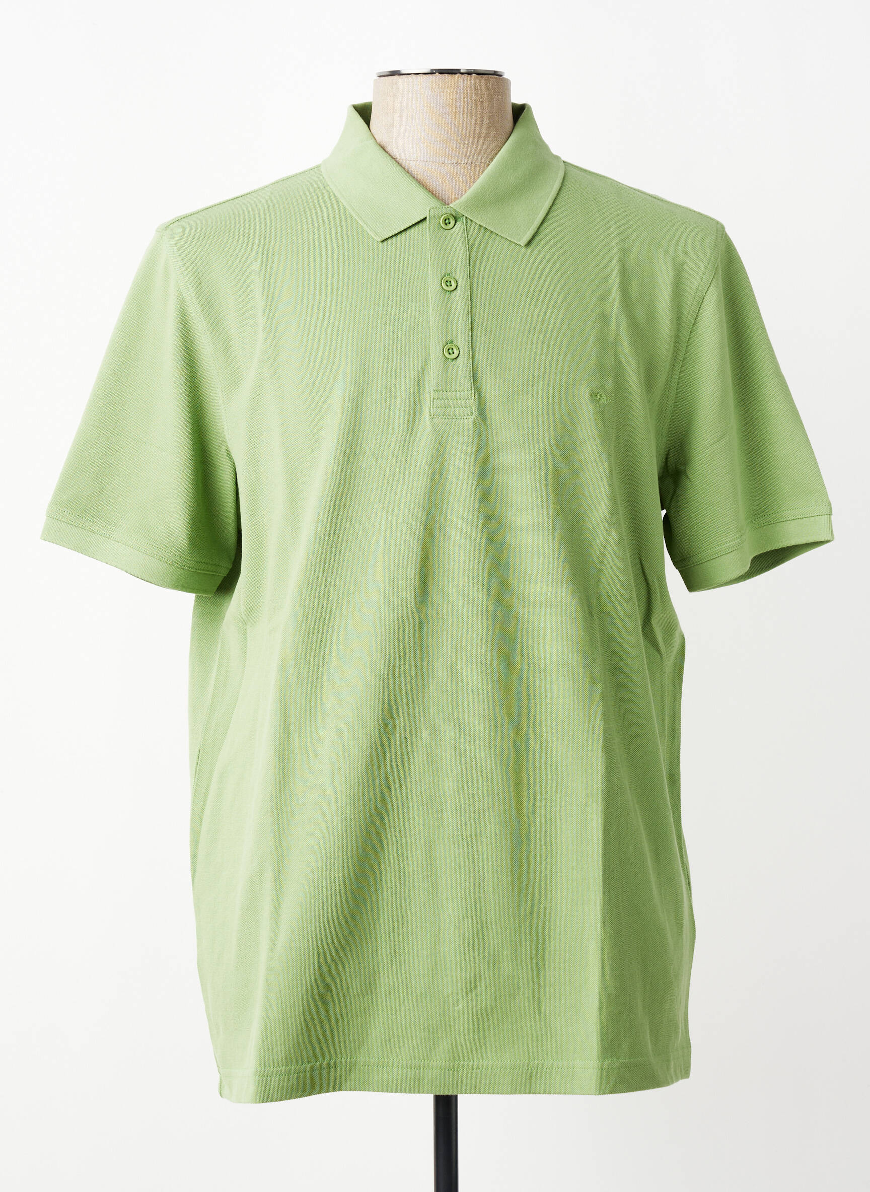 Polo coupe droite manches courtes vert FYNCH-HATTON homme