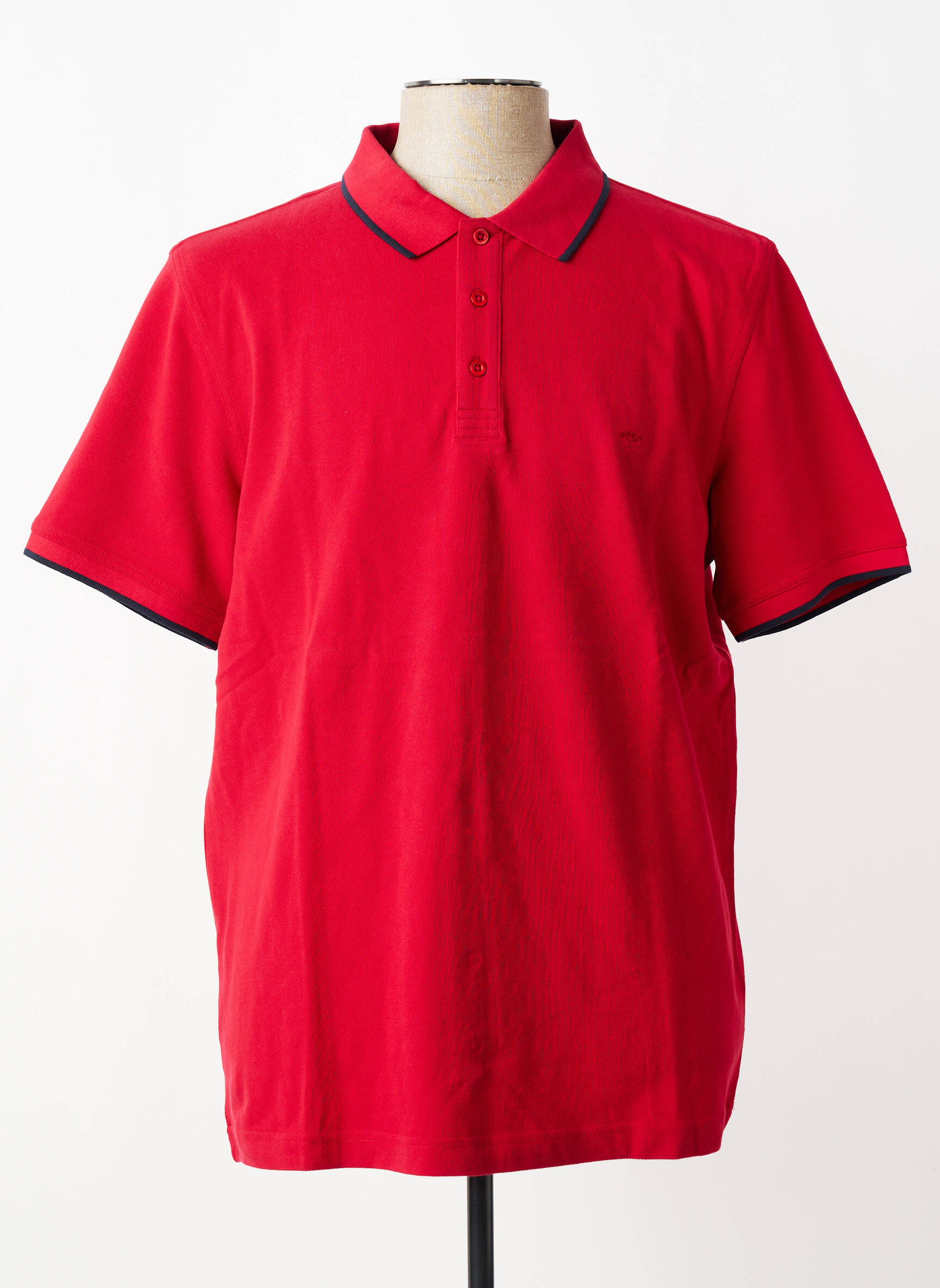 Polo coupe droite manches courtes rouge FYNCH-HATTON homme