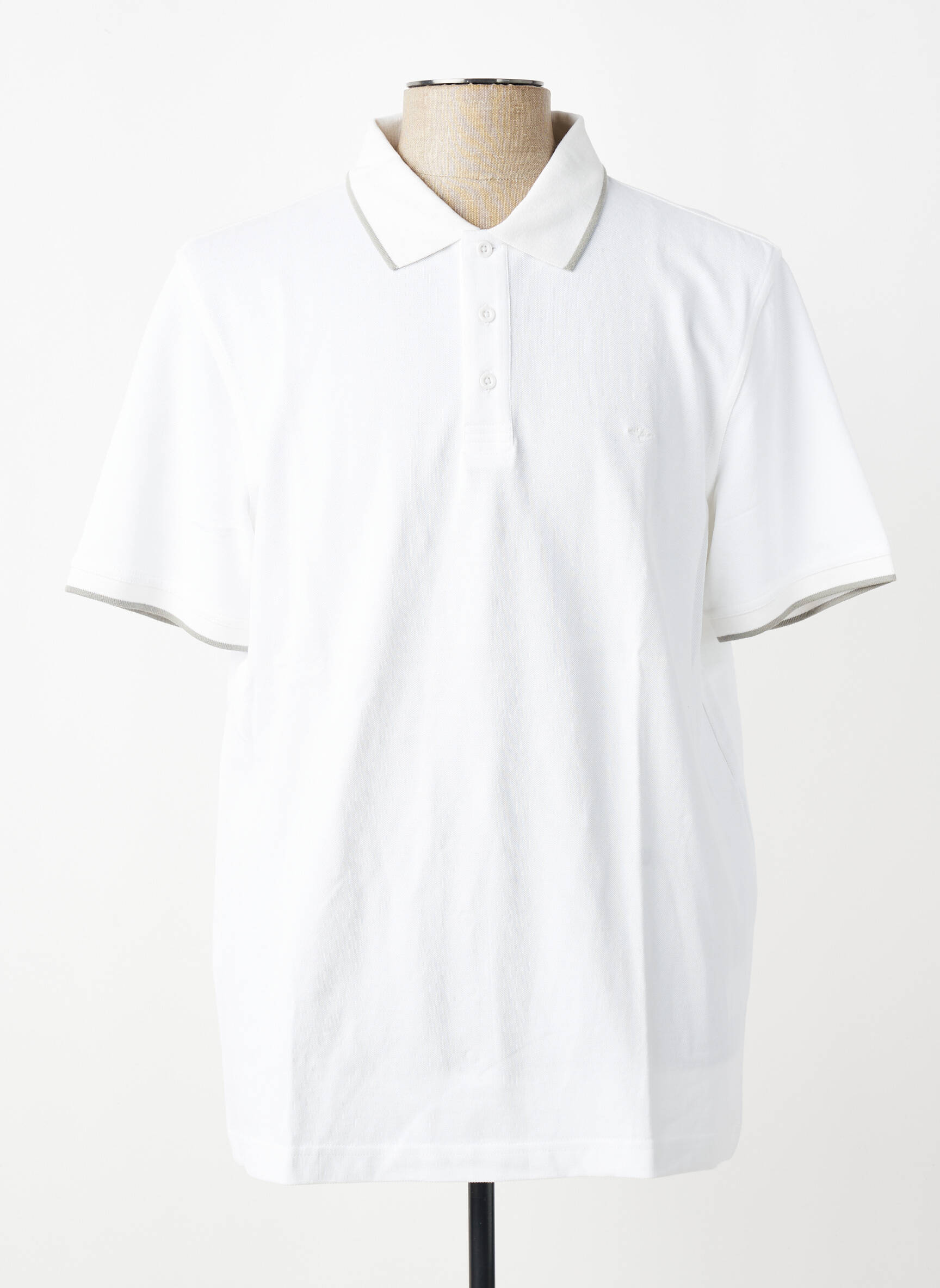 Polo coupe droite manches courtes blanc FYNCH-HATTON homme