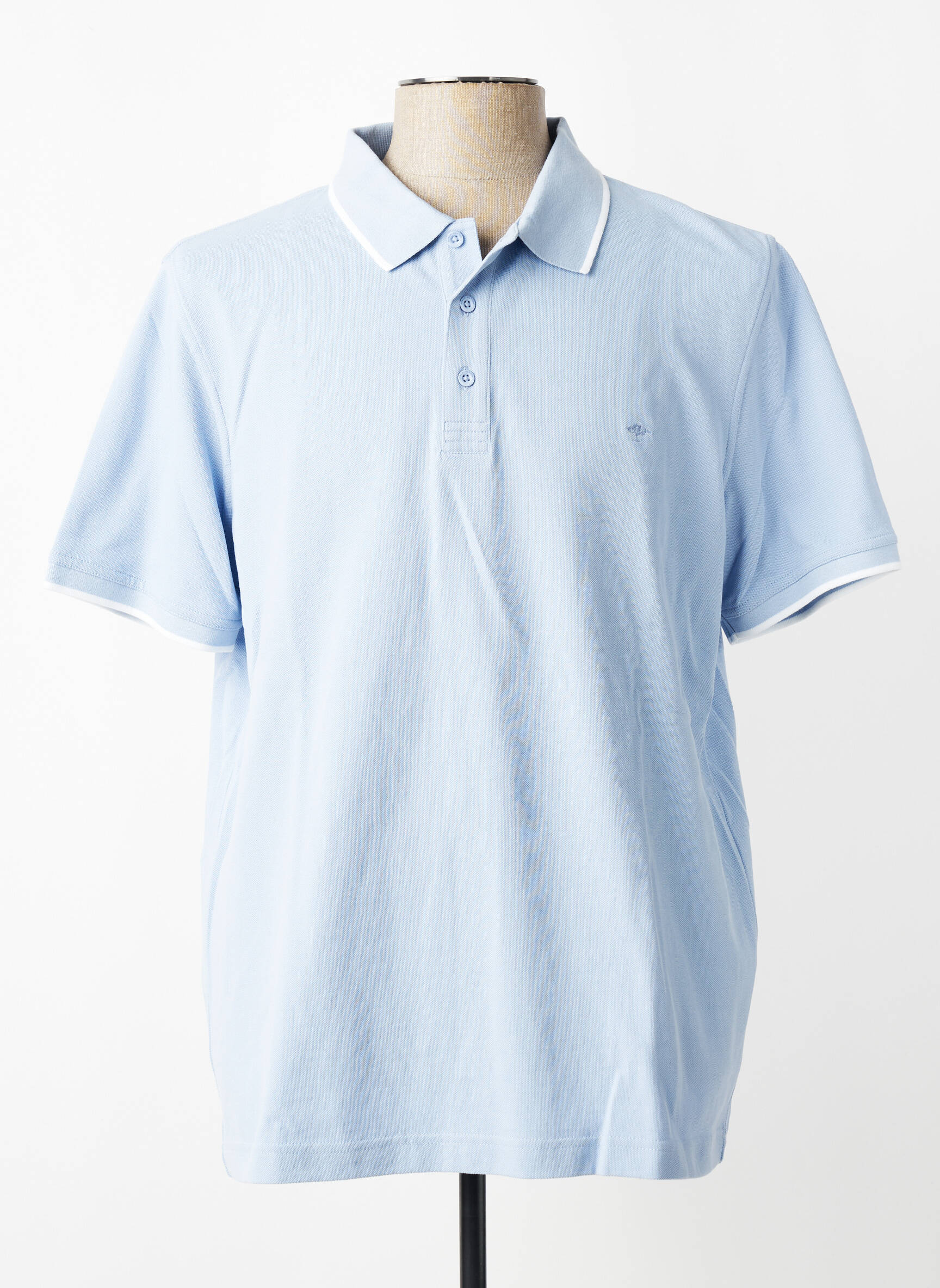 Polo coupe droite manches courtes bleu FYNCH-HATTON homme