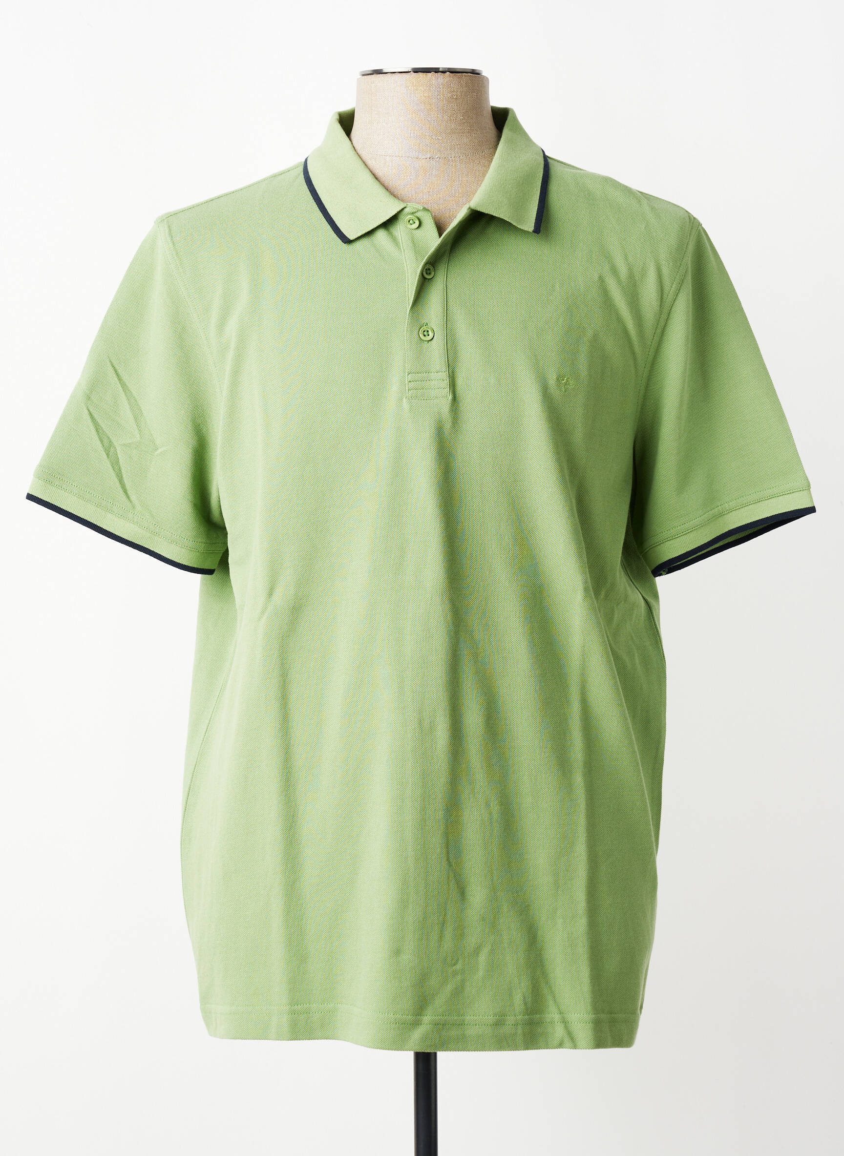 Polo coupe droite manches courtes vert FYNCH-HATTON homme