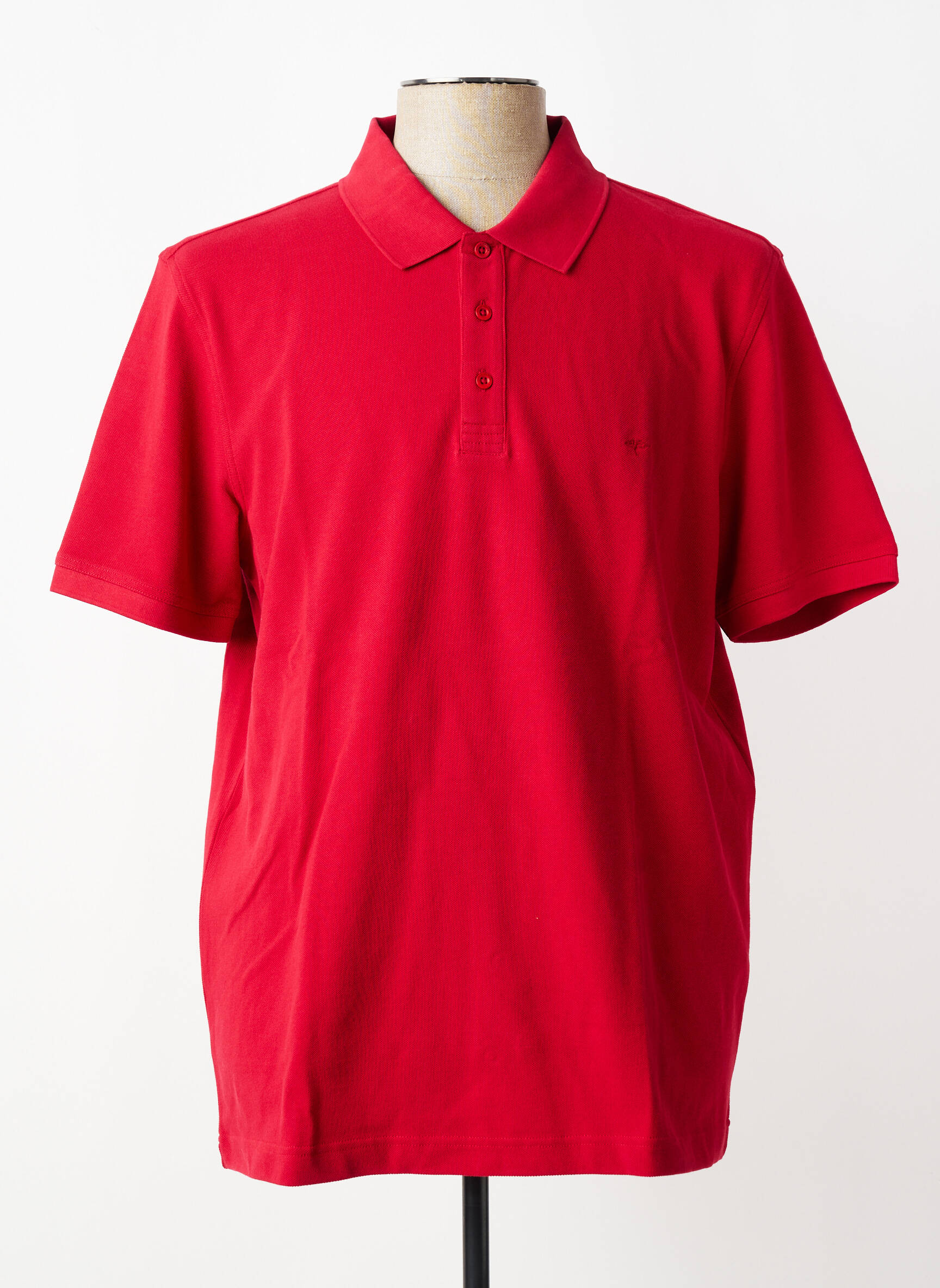Polo coupe droite manches courtes rouge FYNCH-HATTON homme