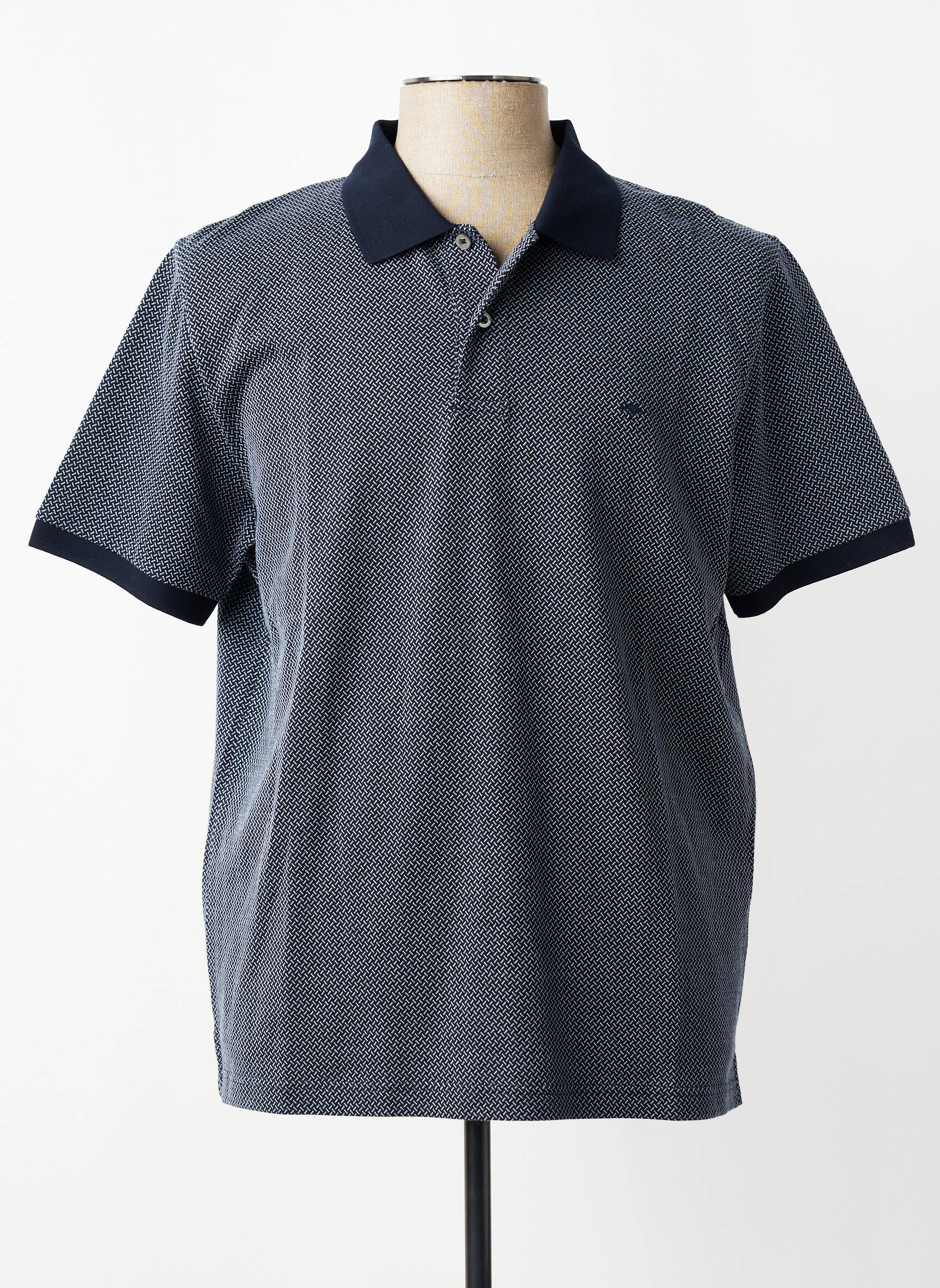 Polo coupe droite manches courtes bleu FYNCH-HATTON homme