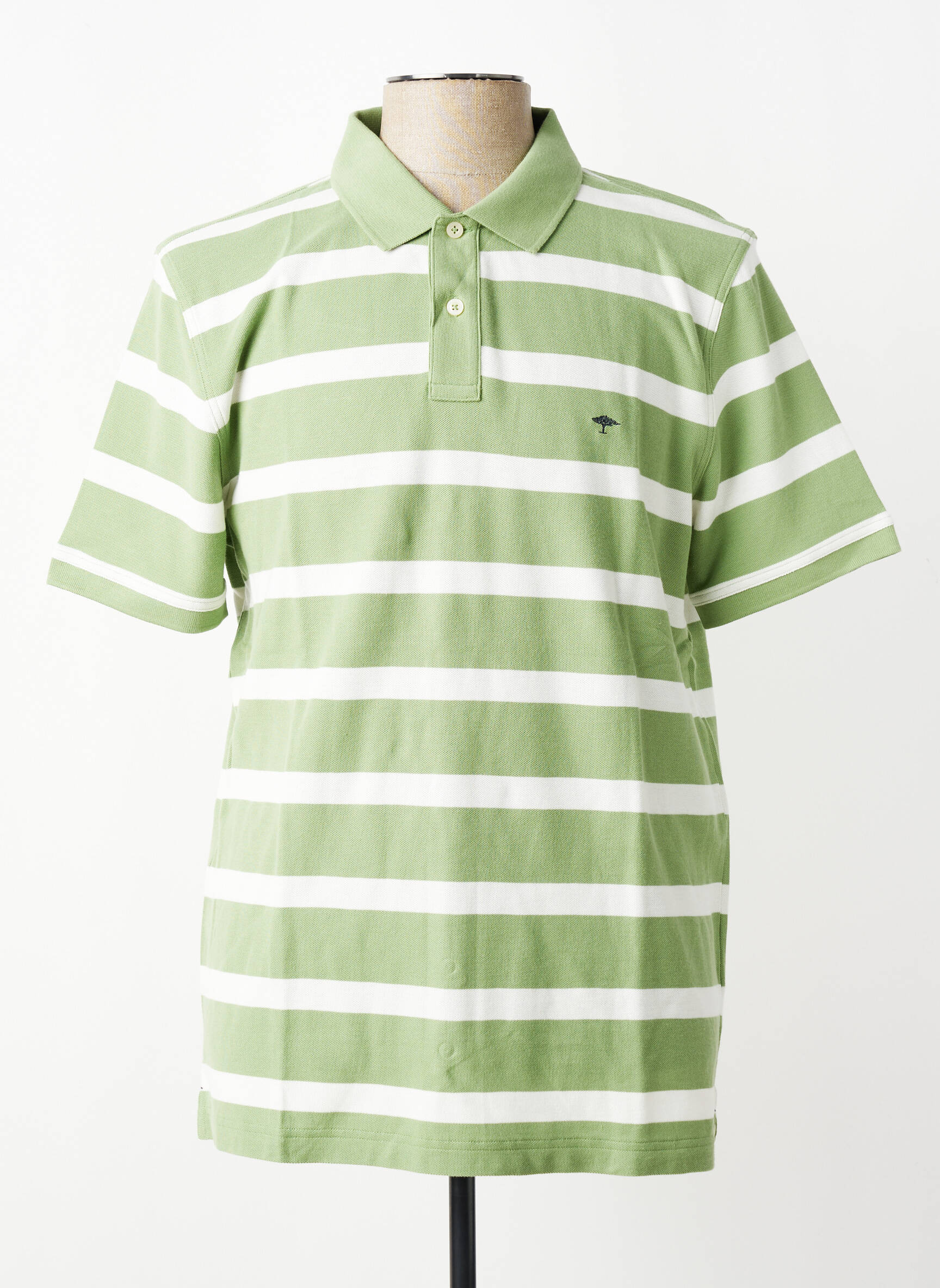 Polo coupe droite manches courtes vert FYNCH-HATTON homme