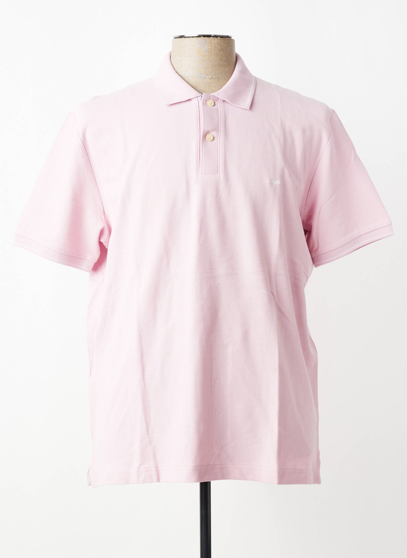 Polo coupe droite manches courtes rose FYNCH-HATTON homme