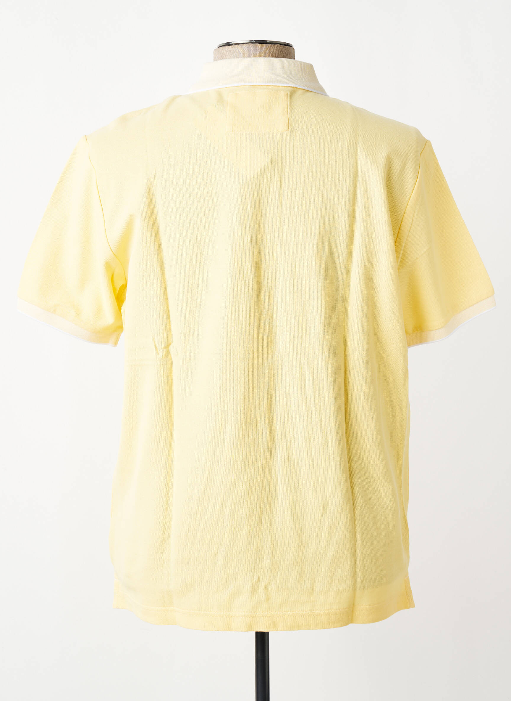 Polo tissage jersey manches courtes jaune FYNCH-HATTON homme