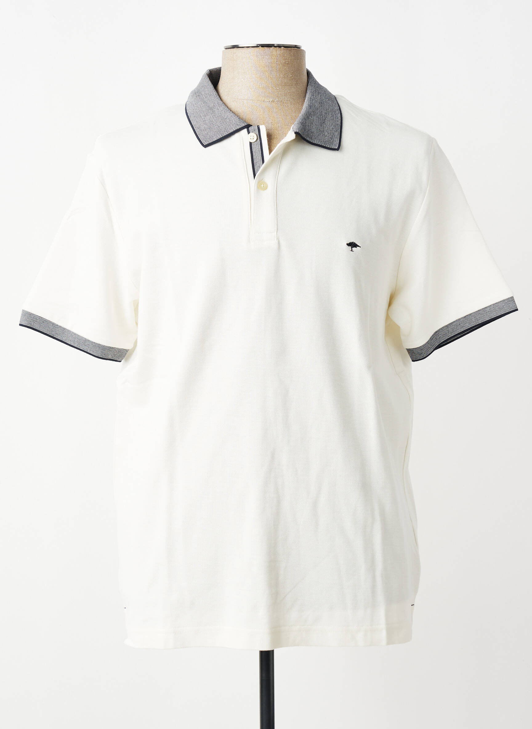 Polo coupe droite manches courtes blanc FYNCH-HATTON homme