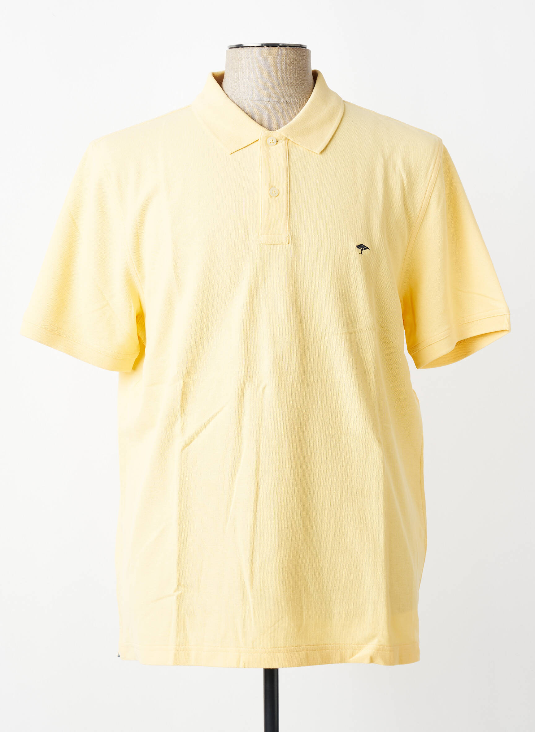Polo coupe droite manches courtes jaune FYNCH-HATTON homme