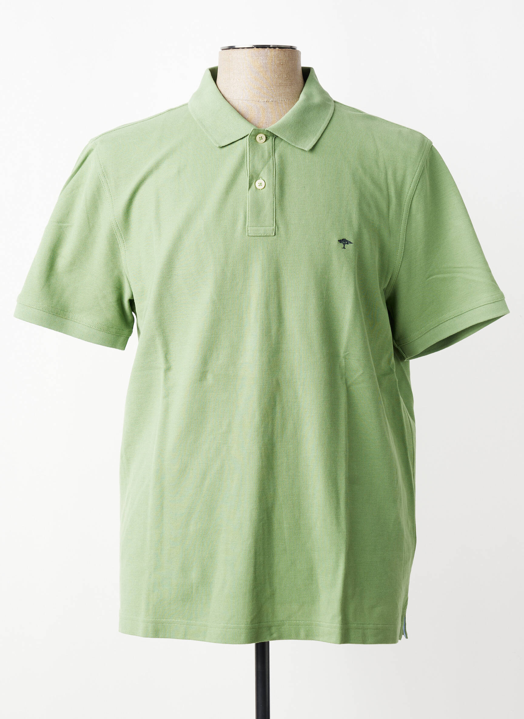 Polo coupe droite manches courtes vert FYNCH-HATTON homme