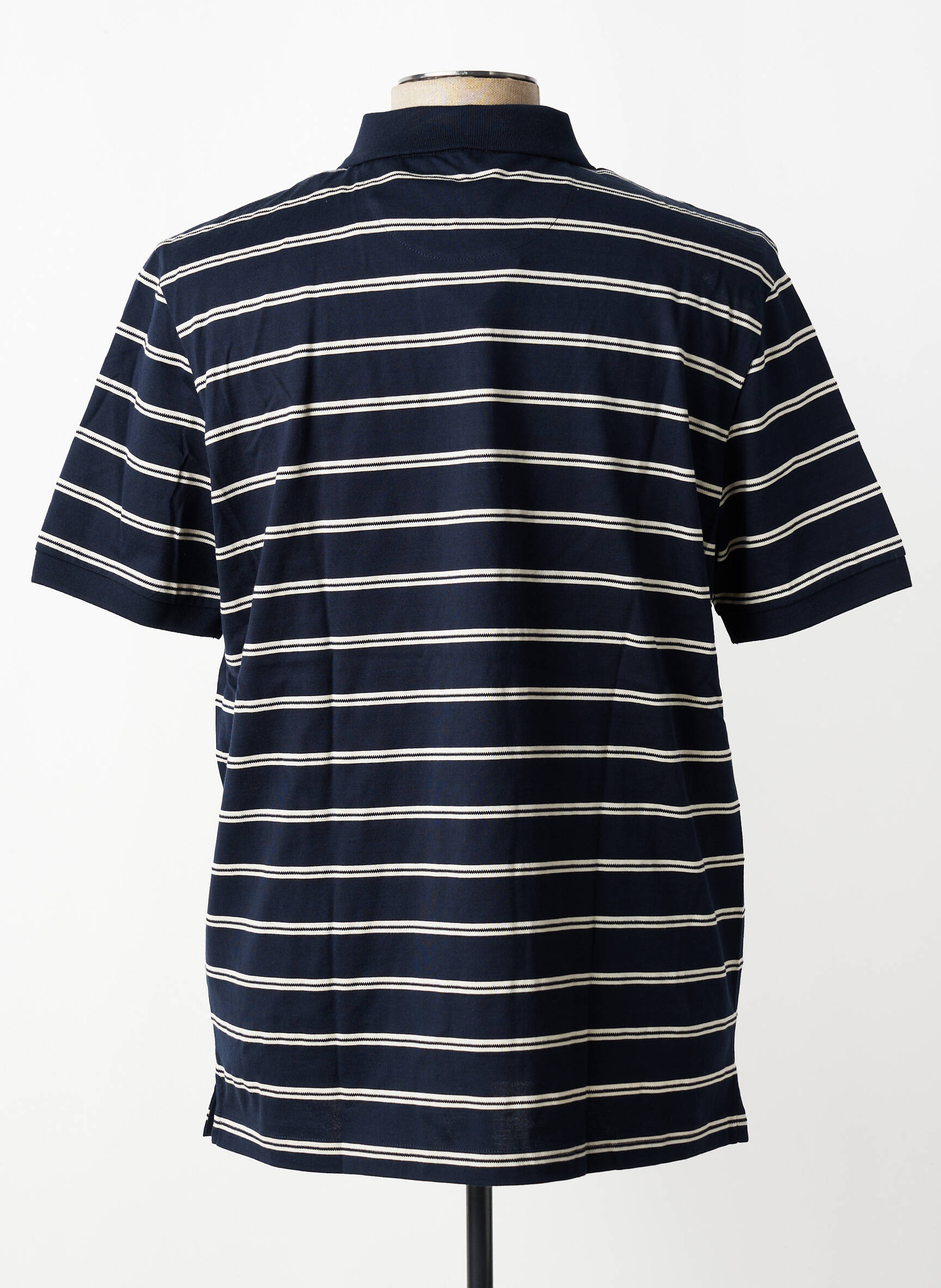 Polo tissage jersey manches courtes bleu FYNCH-HATTON homme