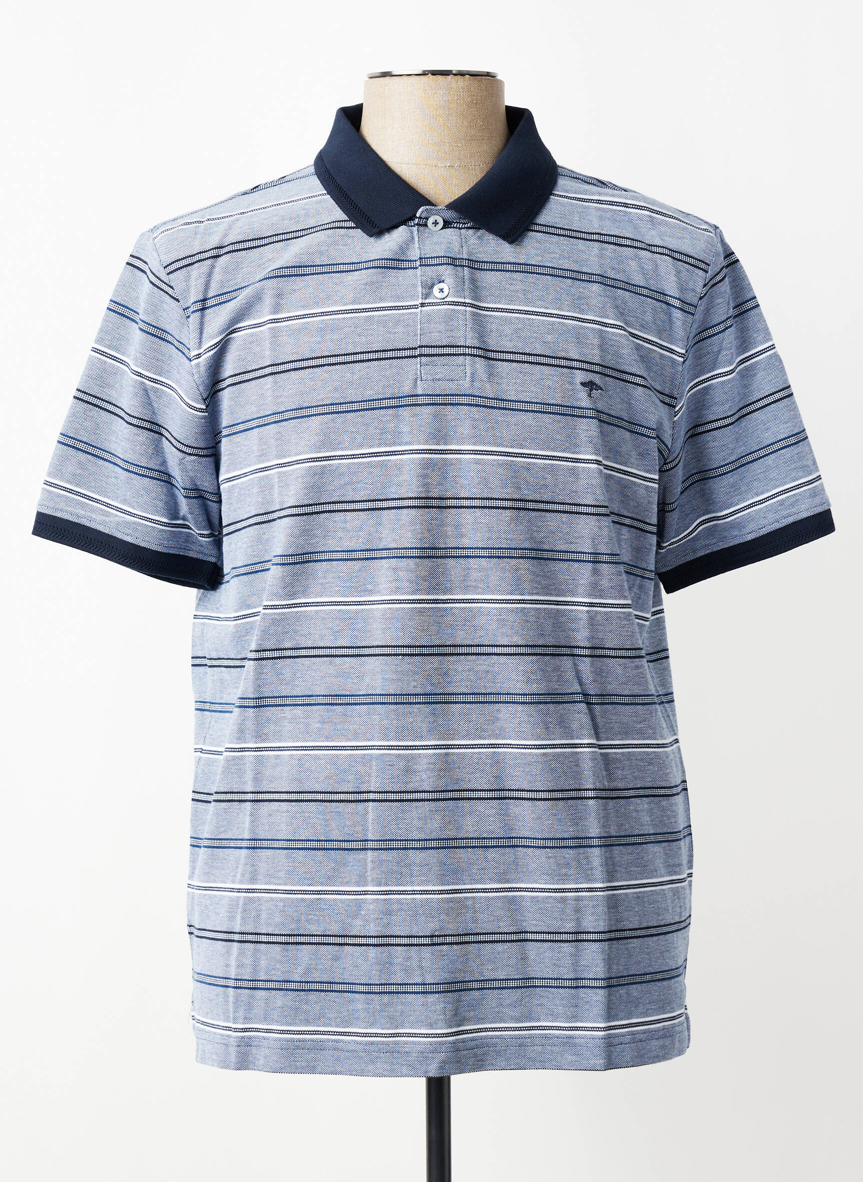 Polo coupe droite manches courtes bleu FYNCH-HATTON homme