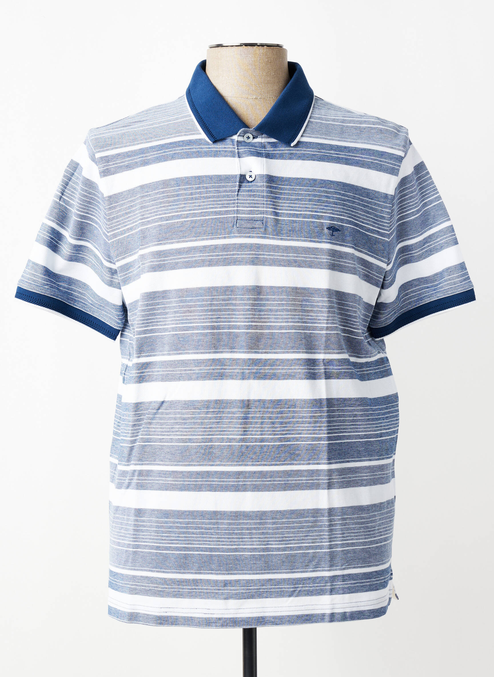 Polo coupe droite manches courtes bleu FYNCH-HATTON homme