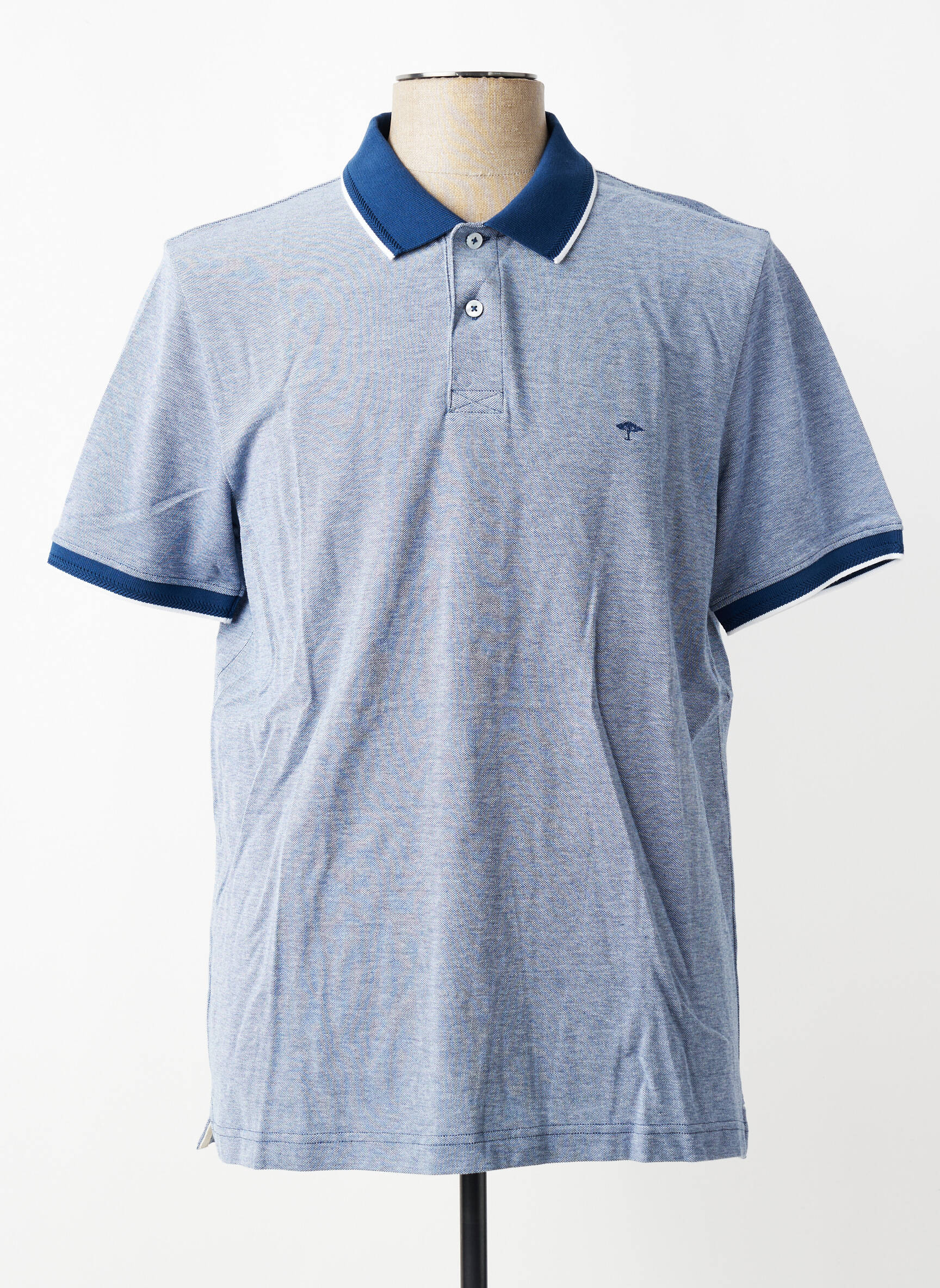 Polo coupe droite manches courtes bleu FYNCH-HATTON homme