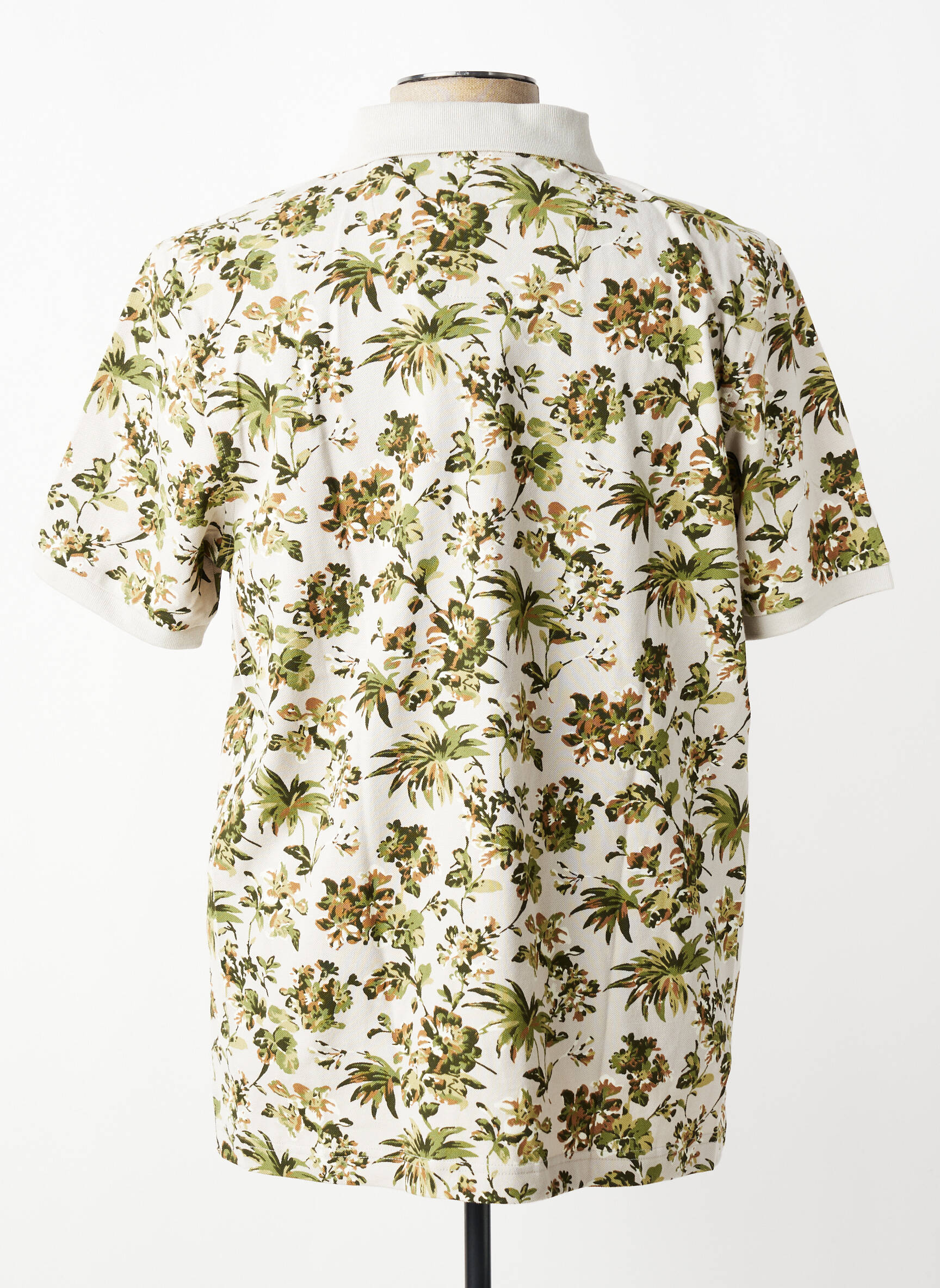 Polo coupe droite manches courtes vert FYNCH-HATTON homme