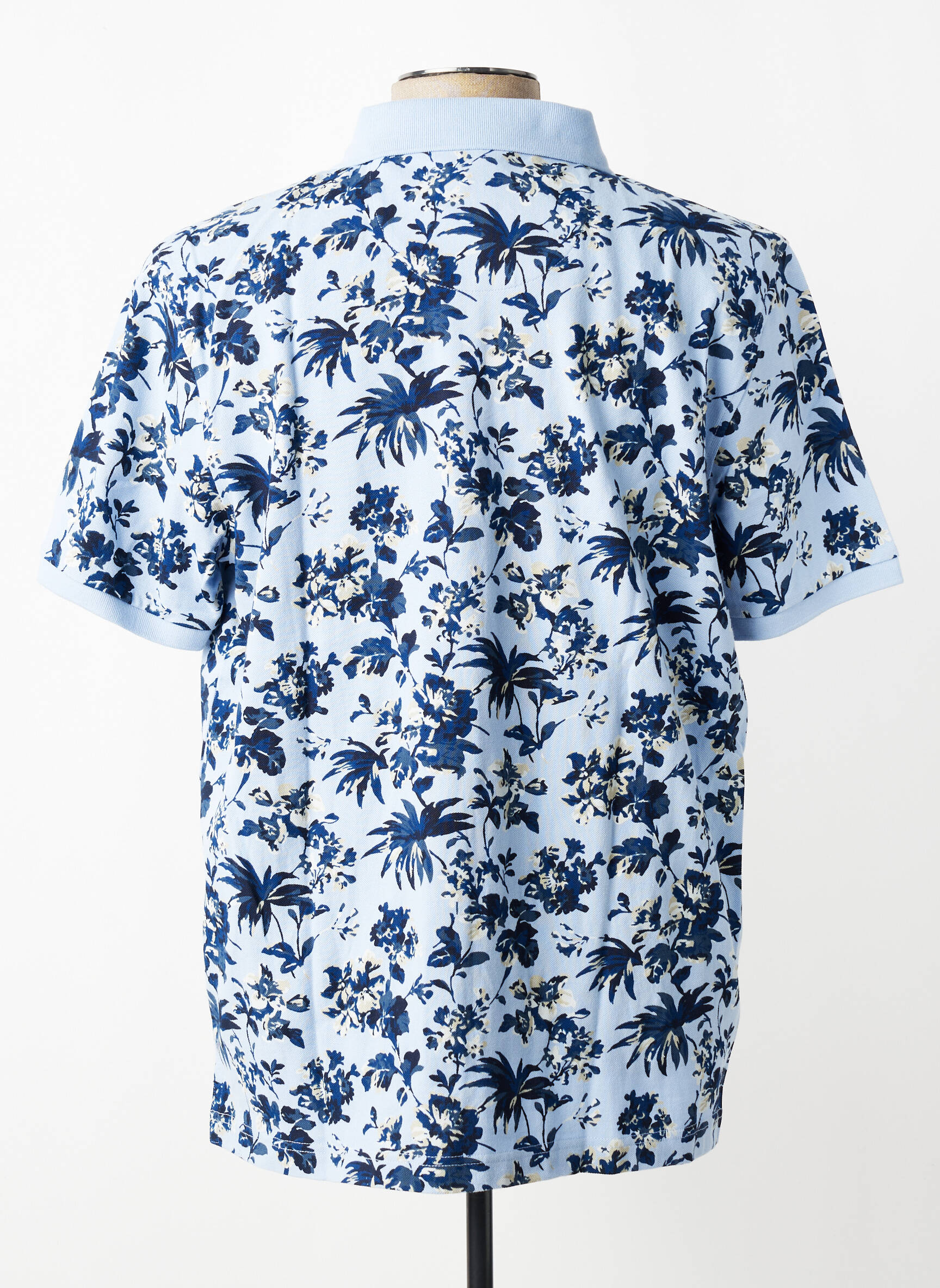 Polo coupe droite manches courtes bleu FYNCH-HATTON homme