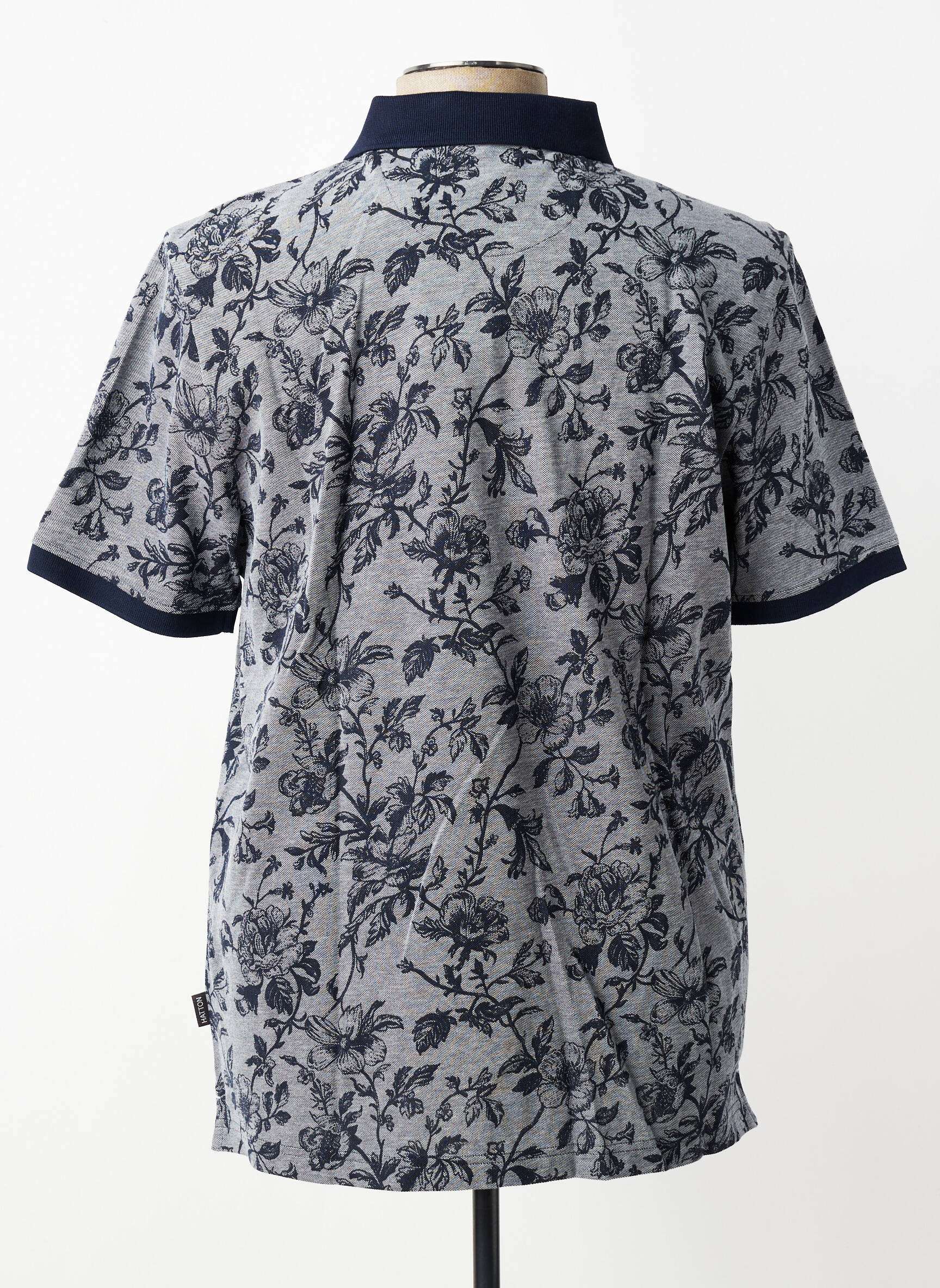 Polo coupe droite manches courtes bleu FYNCH-HATTON homme