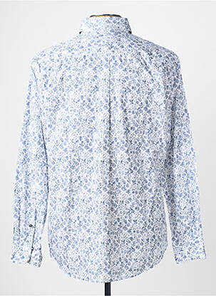 Chemise manches longues poches bleu FYNCH-HATTON homme