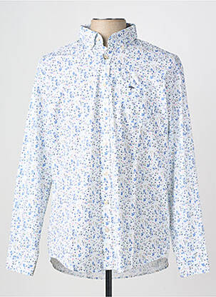 Chemise manches longues imprimé fantaisie blanc FYNCH-HATTON homme