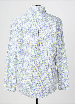 Chemise manches longues imprimé fantaisie bleu FYNCH-HATTON homme