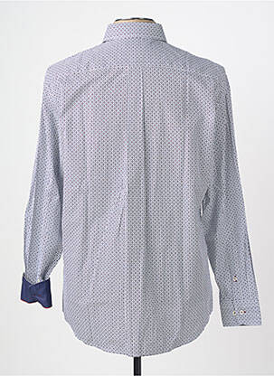 Chemise manches longues imprimé fantaisie bleu FYNCH-HATTON homme