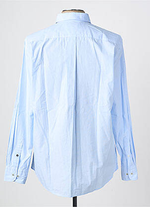 Chemise manches longues coupe droite bleu FYNCH-HATTON homme