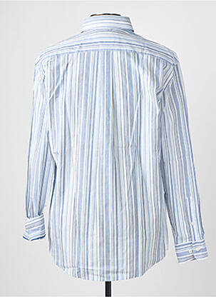 Chemise manches longues poches bleu FYNCH-HATTON homme