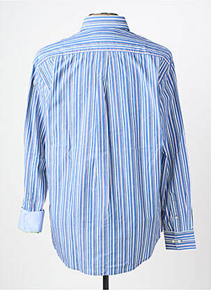 Chemise manches longues poches bleu FYNCH-HATTON homme