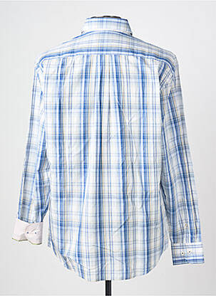 Chemise manches longues poches bleu FYNCH-HATTON homme