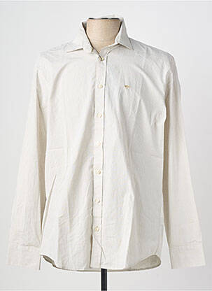 Chemise manches longues coupe droite vert FYNCH-HATTON homme