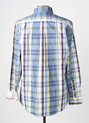 Chemise manches longues poches bleu FYNCH-HATTON homme