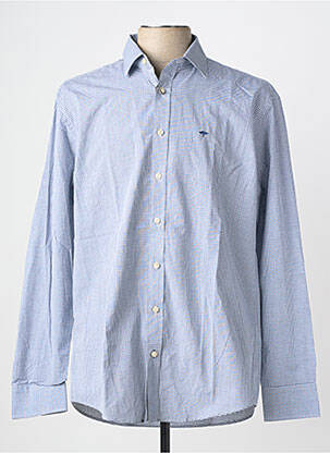 Chemise manches longues coupe droite bleu FYNCH-HATTON homme