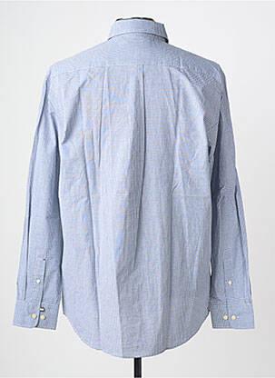 Chemise manches longues coupe droite bleu FYNCH-HATTON homme