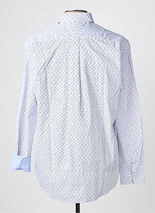 Chemise manches longues imprimé fantaisie bleu FYNCH-HATTON homme
