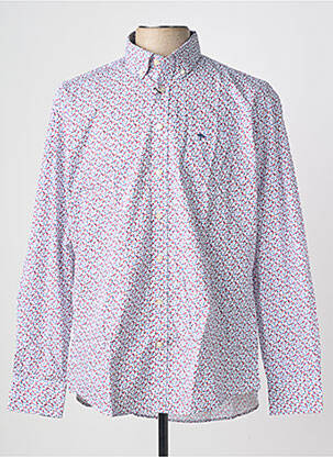 Chemise manches longues imprimé fantaisie rouge FYNCH-HATTON homme