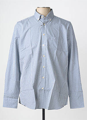 Chemise manches longues coupe droite bleu FYNCH-HATTON homme