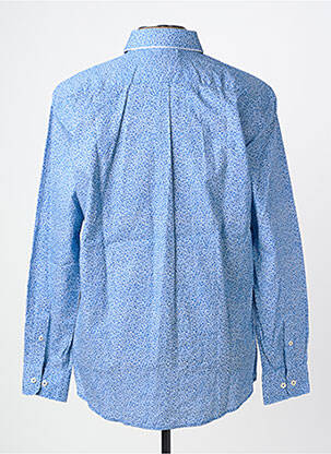 Chemise manches longues poches bleu FYNCH-HATTON homme