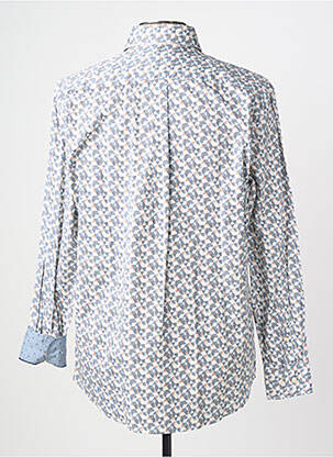 Chemise manches longues imprimé fantaisie bleu FYNCH-HATTON homme