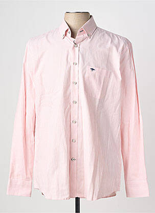 Chemise manches longues coupe droite rose FYNCH-HATTON homme